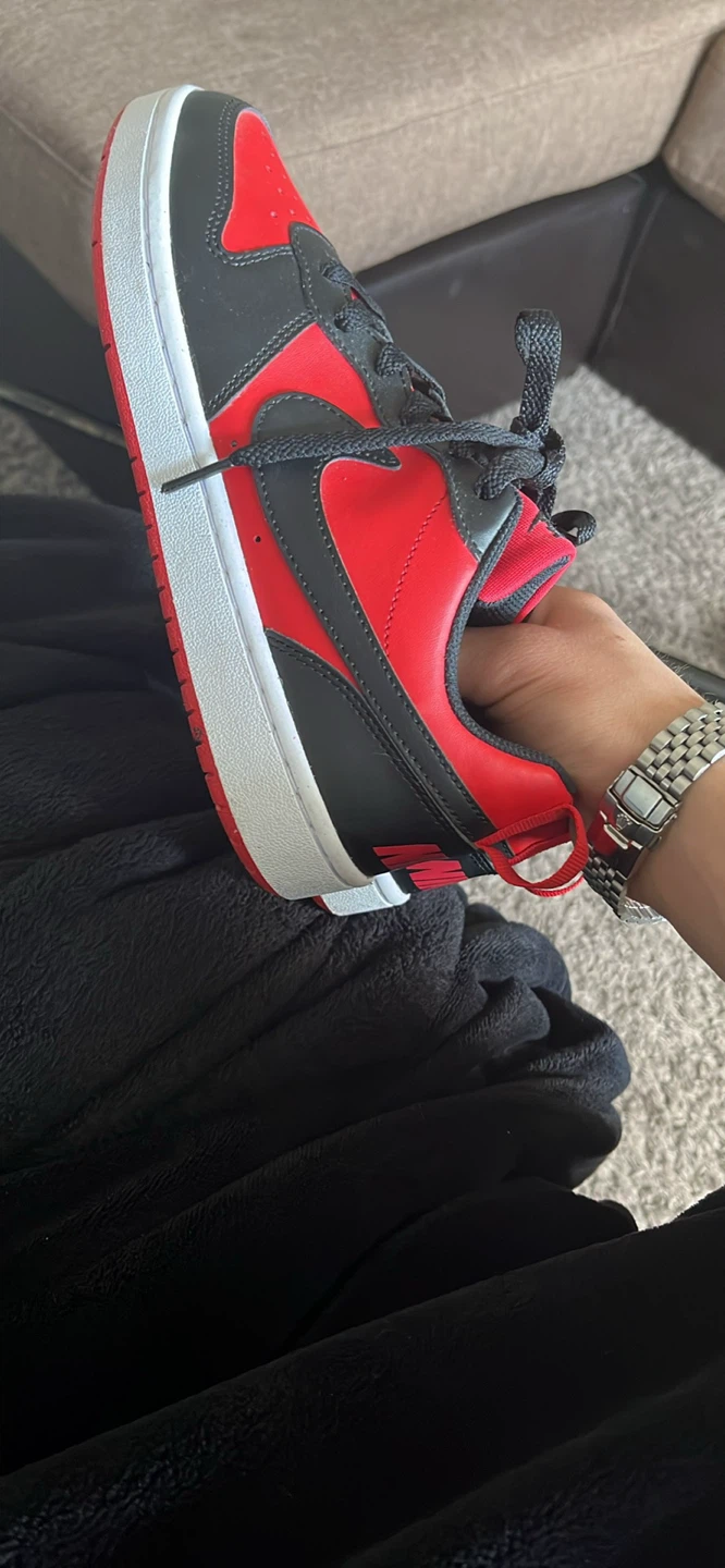 Nike Air Force 1 Shoes - Red/Black - photo 2