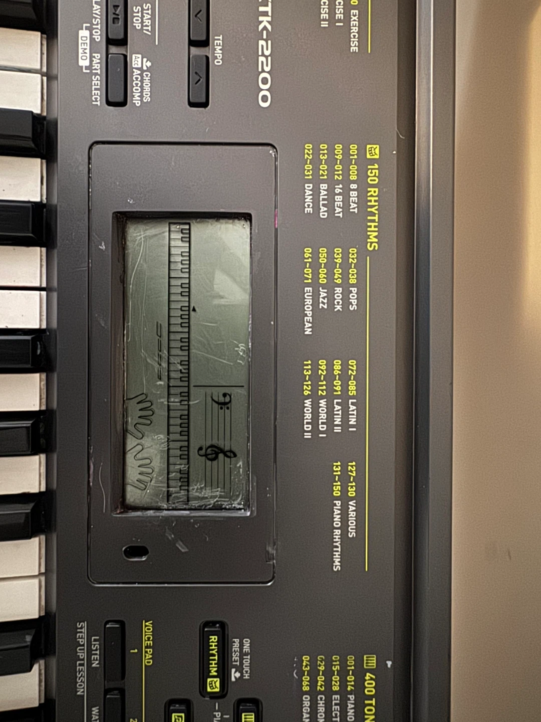 Casio CTK-2200 Keyboard with Stand - photo 3