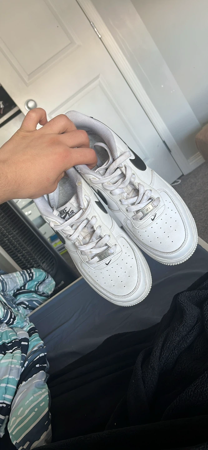 Nike Air Force 1 White Black Sneakers