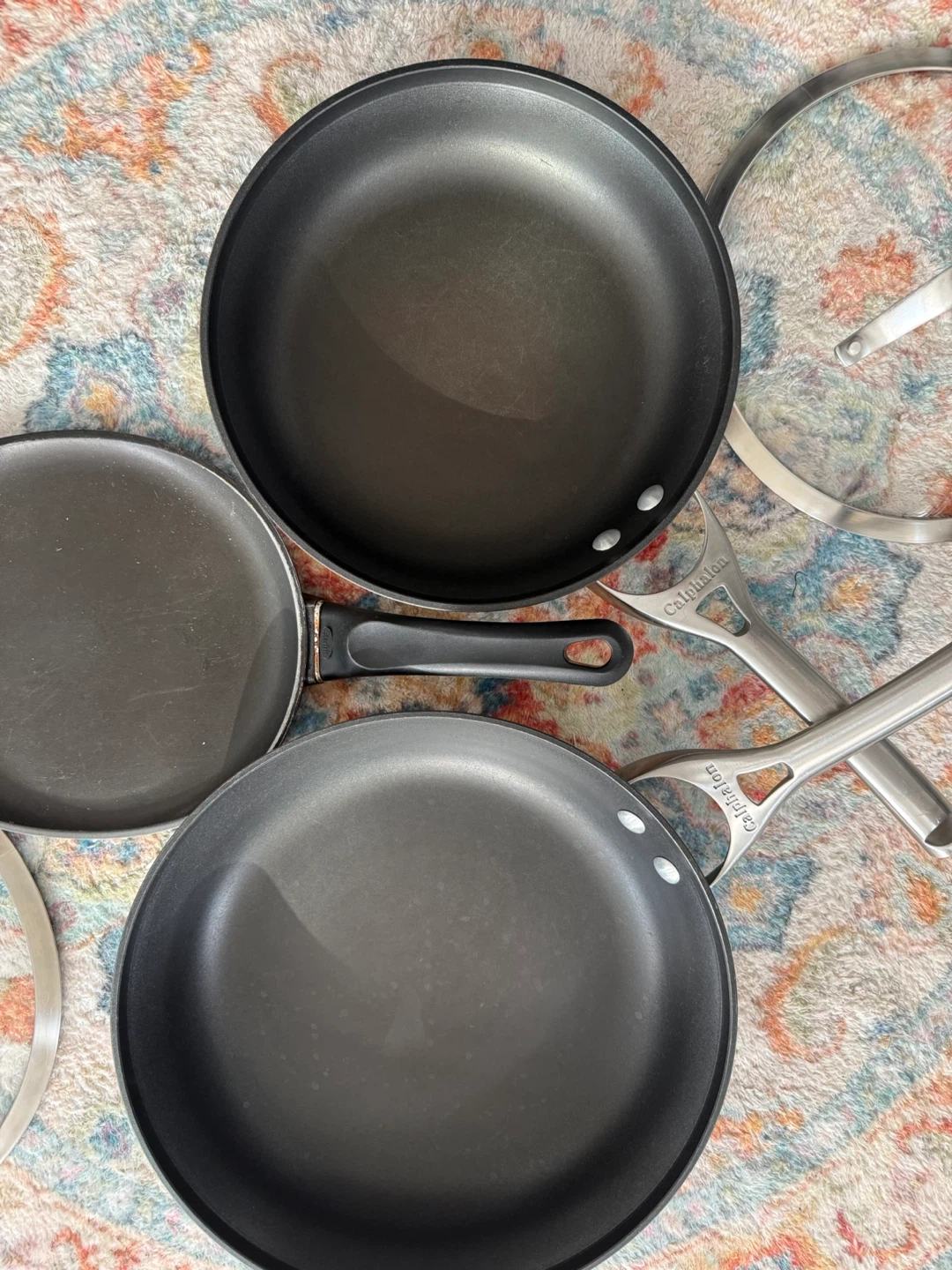 Calphalon Nonstick Cookware Set of 2 & Starfrit Crepe Pan - photo 3