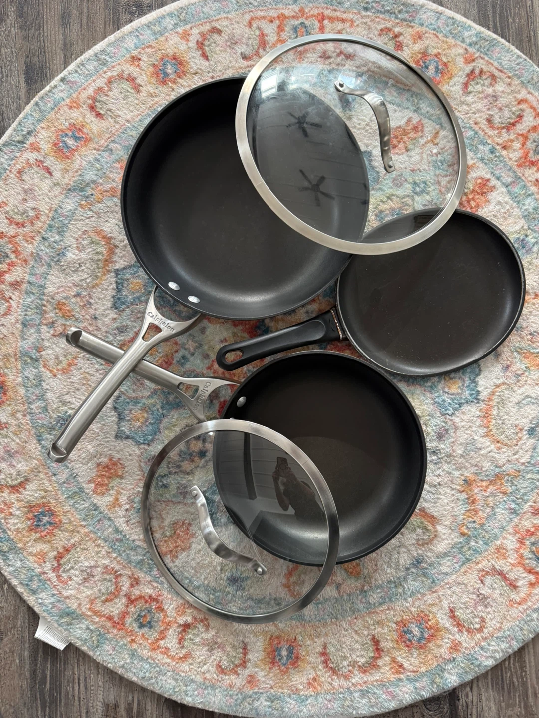 Calphalon Nonstick Cookware Set of 2 & Starfrit Crepe Pan - photo 2