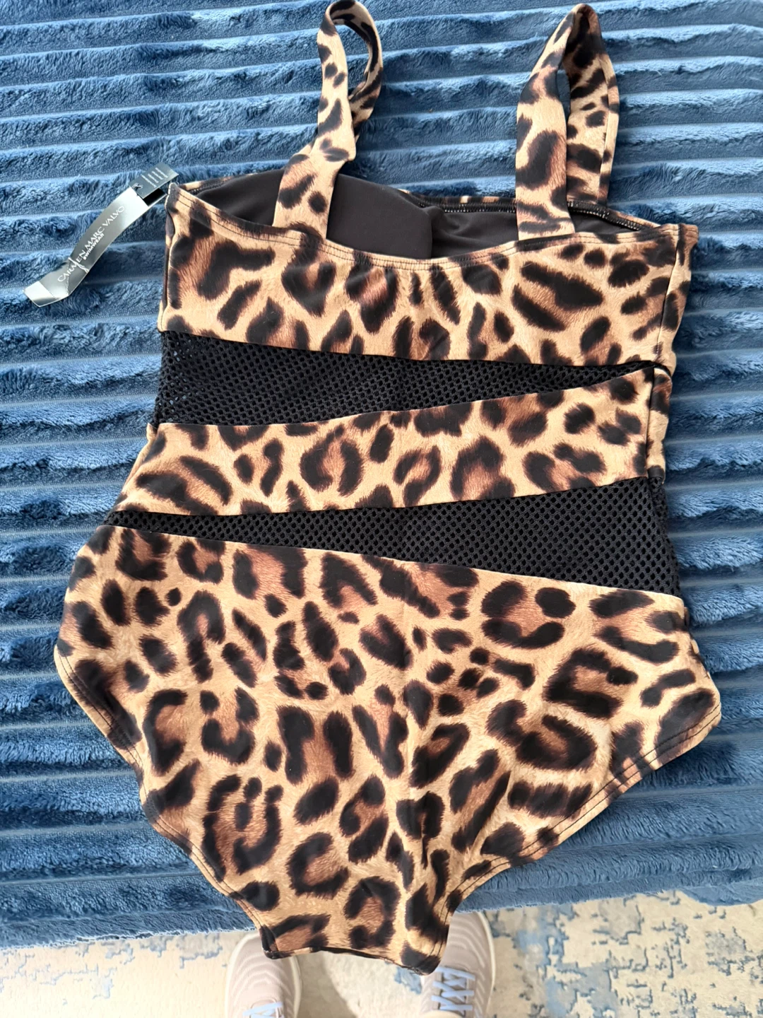 Lazul Women's Leopard Print One Piece Swimsuit