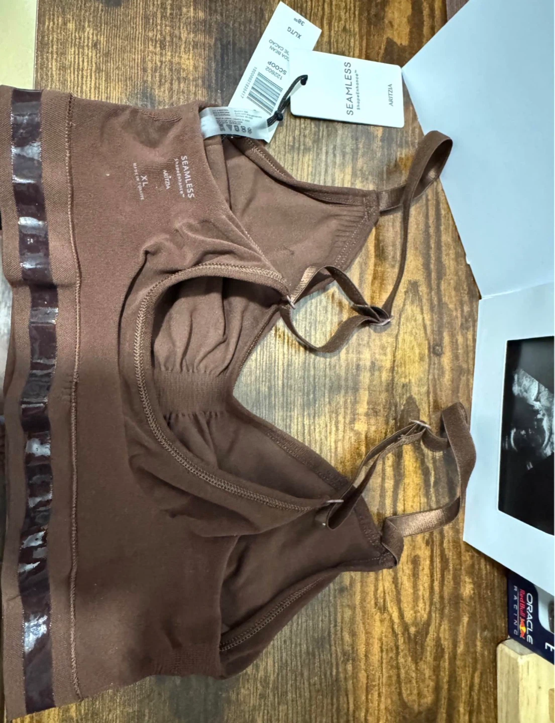 Aritzia Bralette XL Cocoa Bean - photo 2