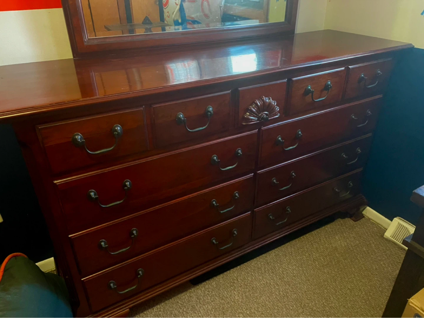 Wooden Dresser with Multiple Drawers - photo 4