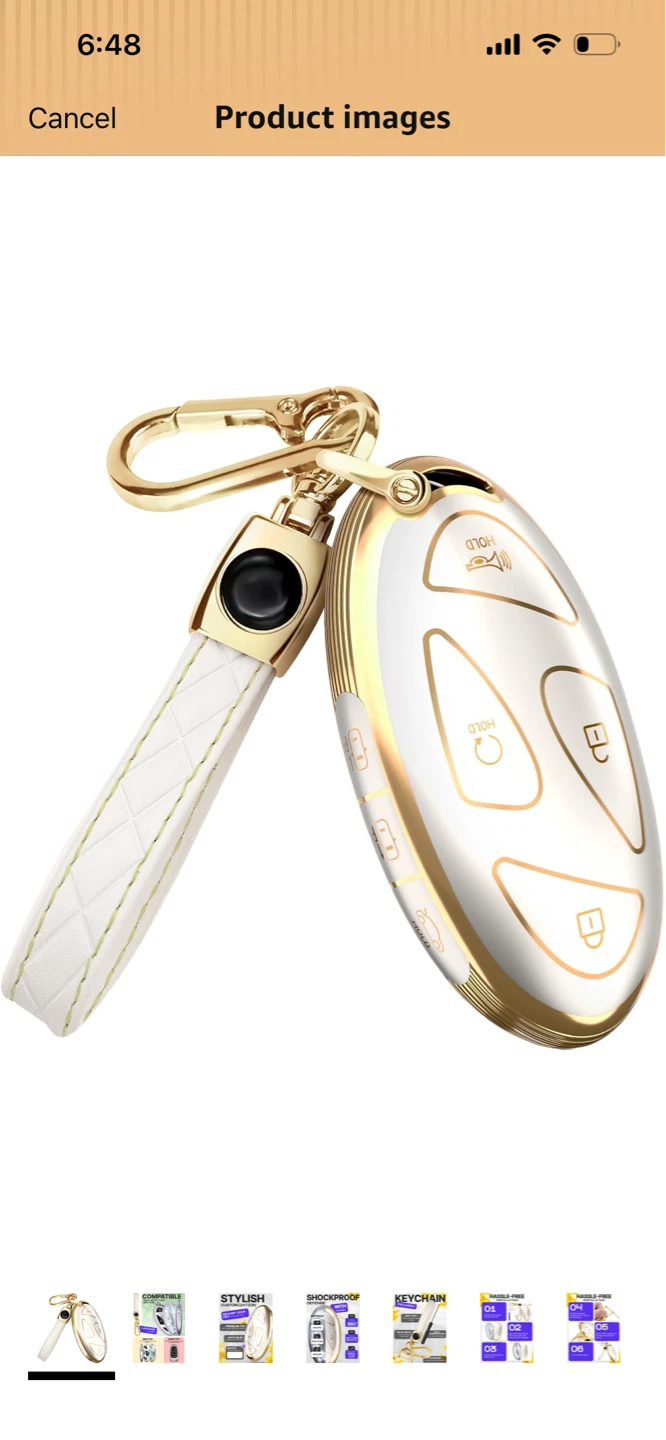 New-Car Key Fob Case with Keychain Set  Of 2 ! - photo 2