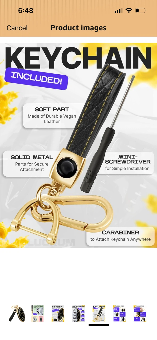 New-Car Key Fob Case with Keychain Set  Of 2 ! - photo 4