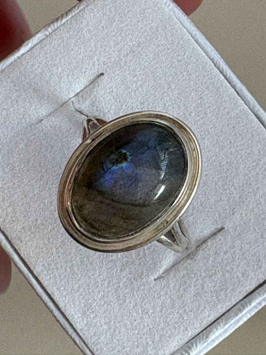 Labradorite Sterling Silver Ring Size 7
