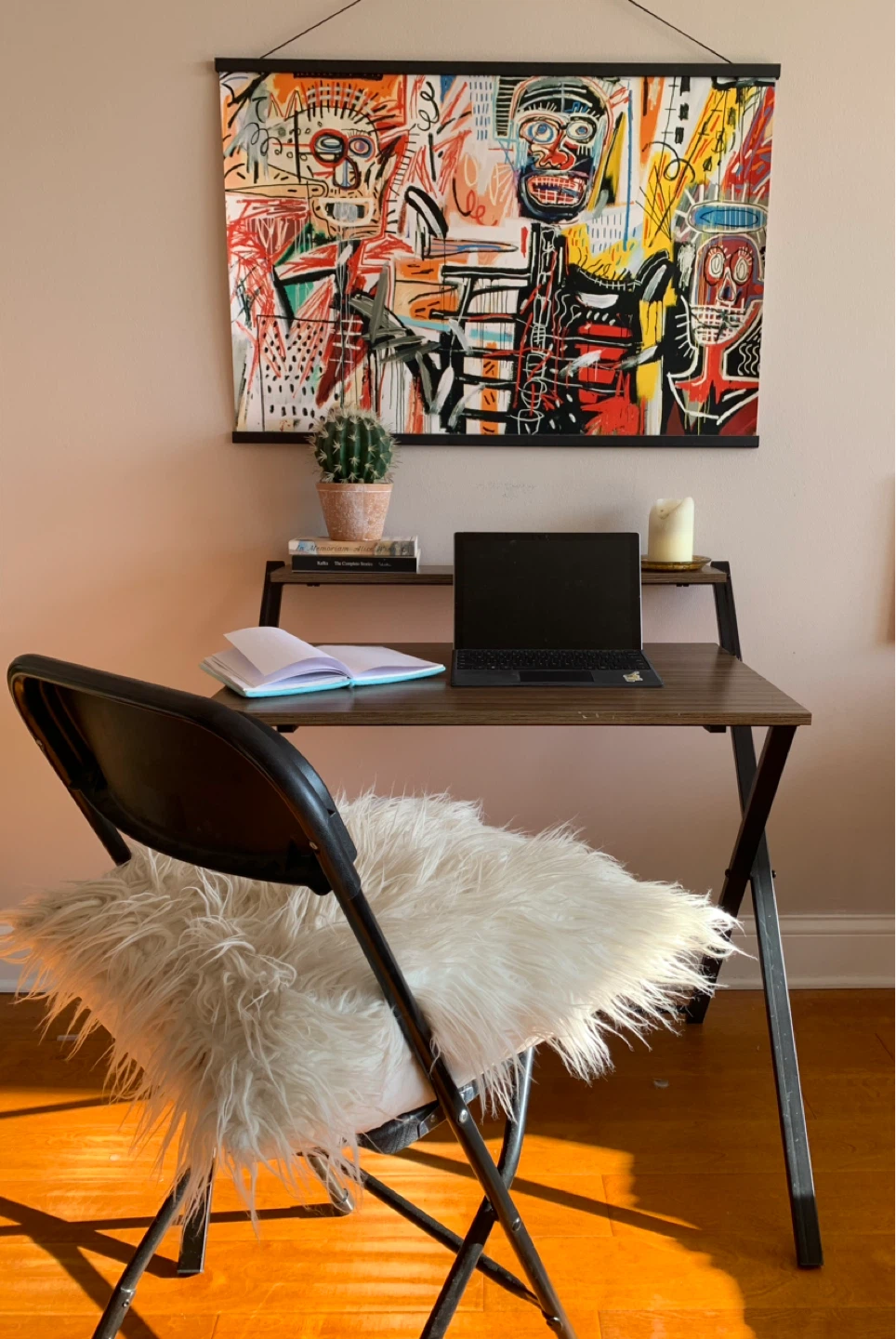 Industrial style Art and work Desk + Chair Set