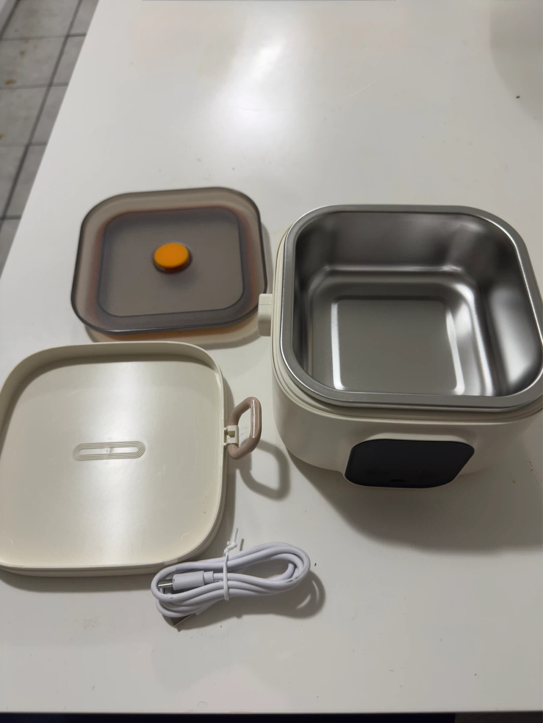Portable Electric Lunch Box - 500ml SUS304 Stainless Steel - photo 3