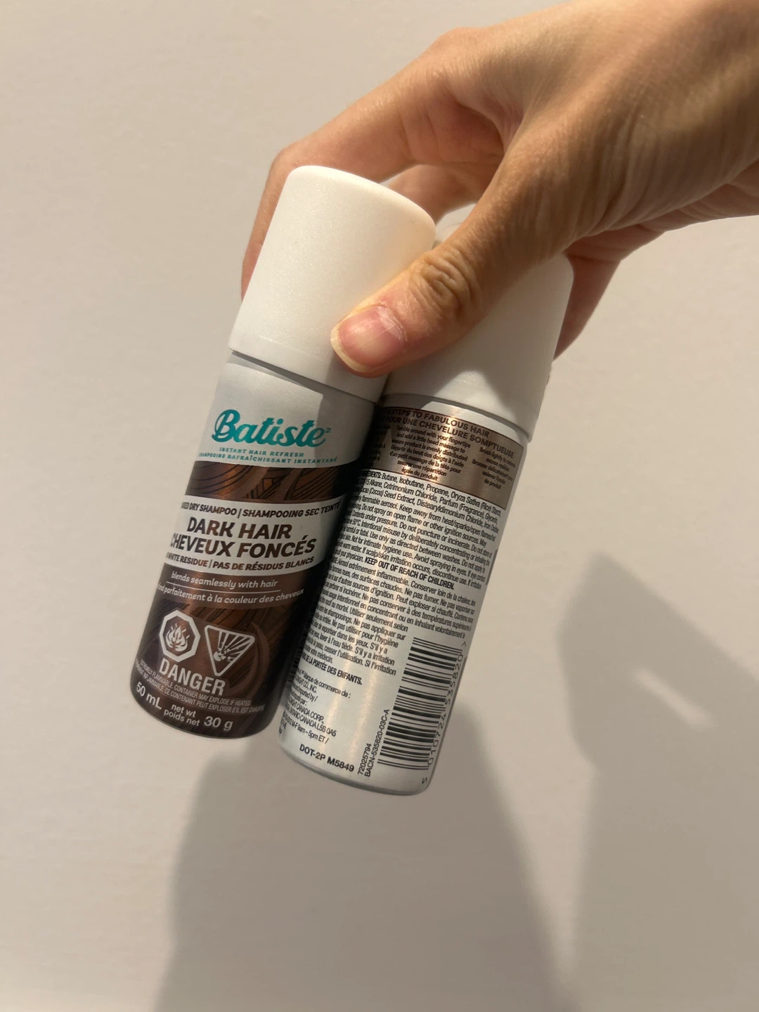 Batiste Dry Shampoo for Dark Hair - 50 mL