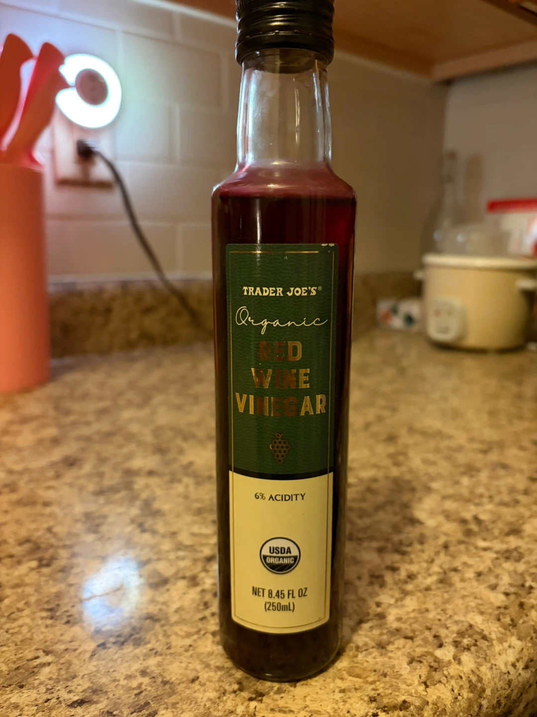 Trader Joe's Organic Red Wine Vinegar - photo 2