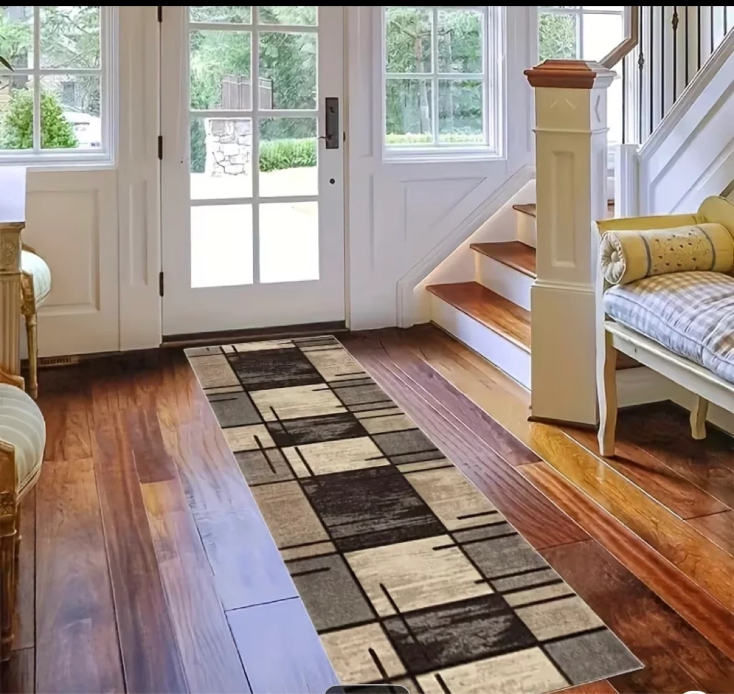 Modern Geometric Hallway Runner Rug 50x300cm - photo 2