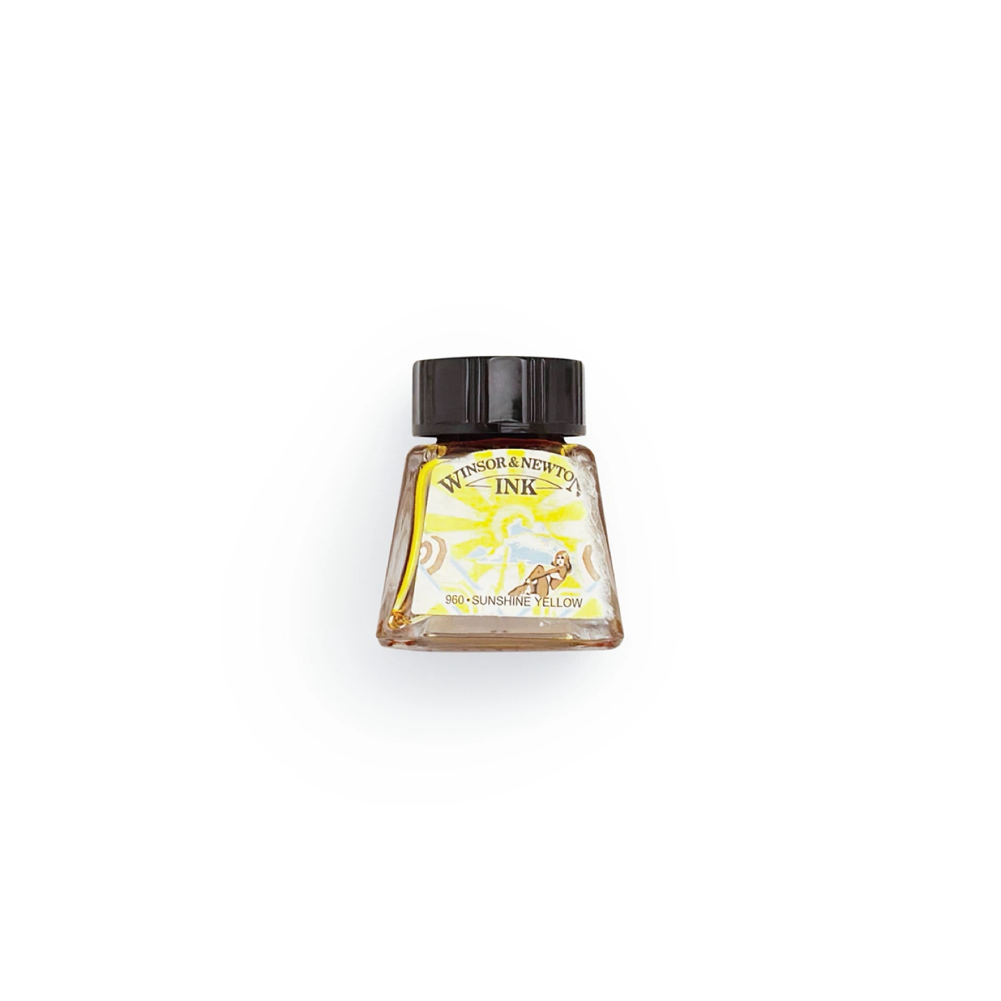 WINSOR & NEWTON Drawing Ink, 960 Sunshine Yellow