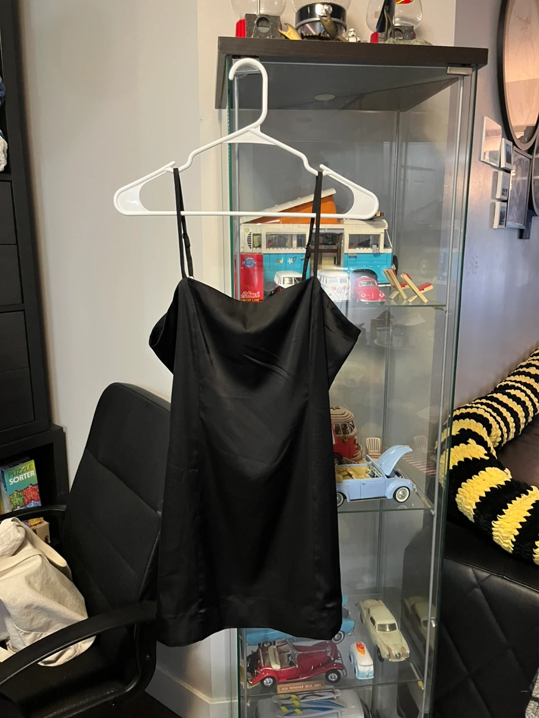Ardene Black Slip Dress Size L