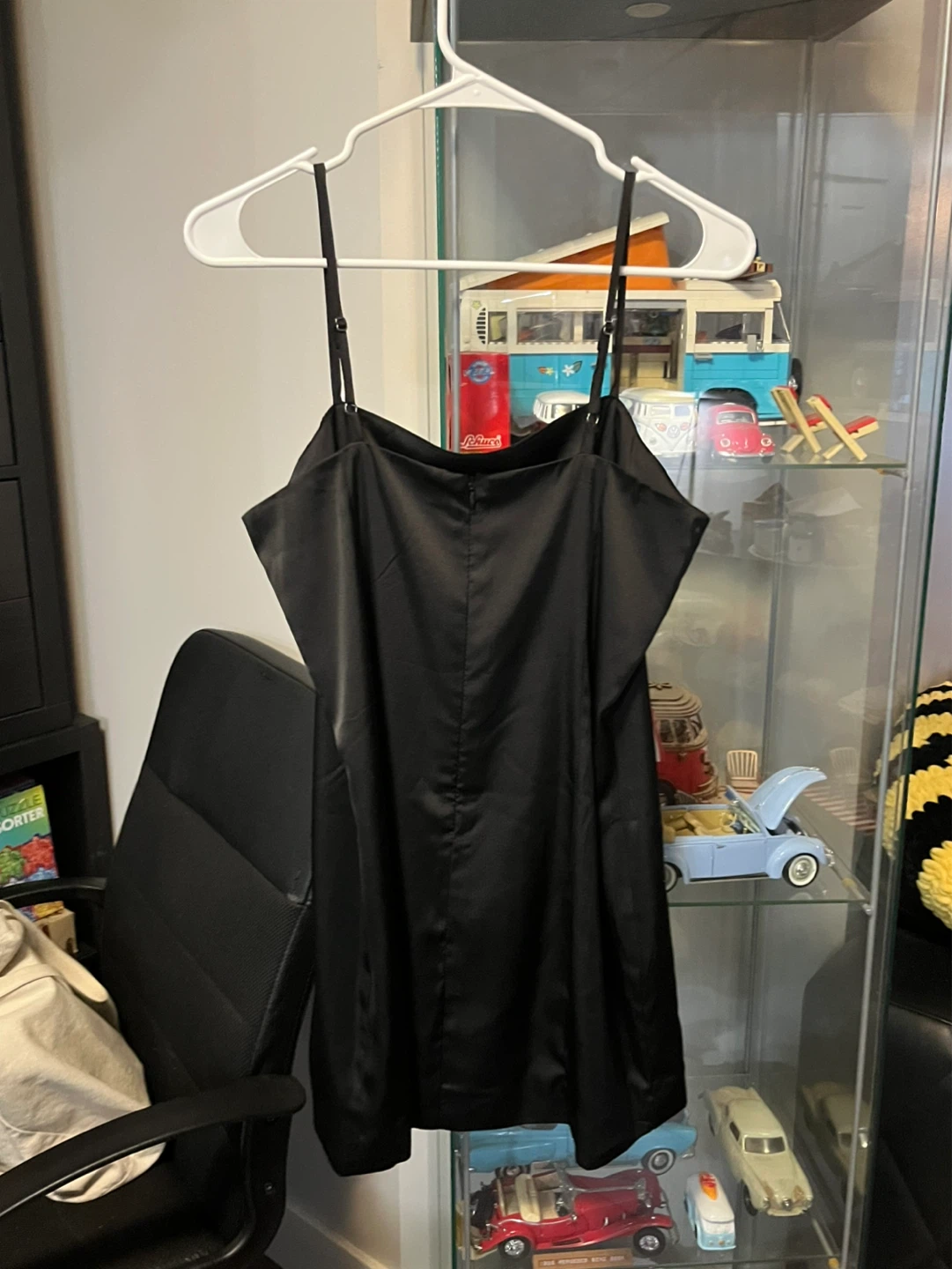 Ardene Black Slip Dress Size L - photo 4