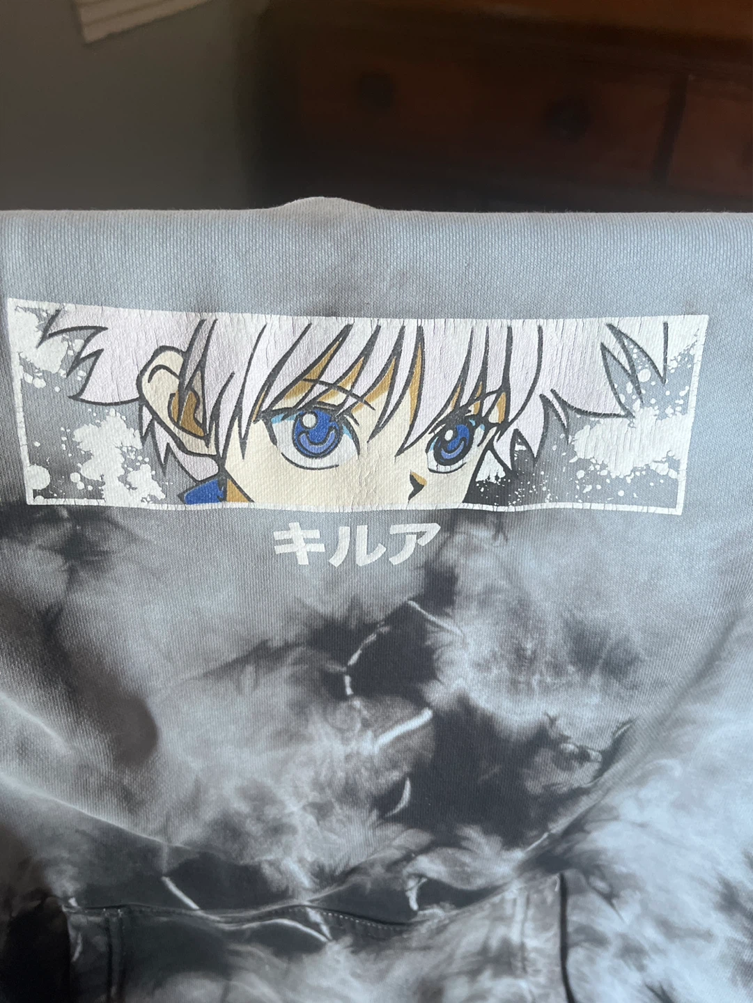 Killua Anime Tie-Dye Hoodie - photo 3