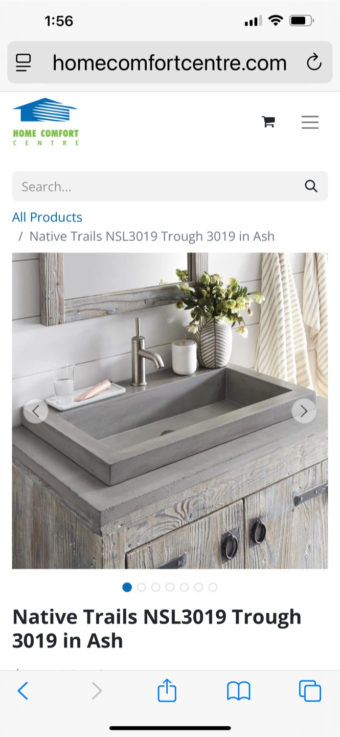 Native Trails NSL3019 Trough 3019 in Ash
