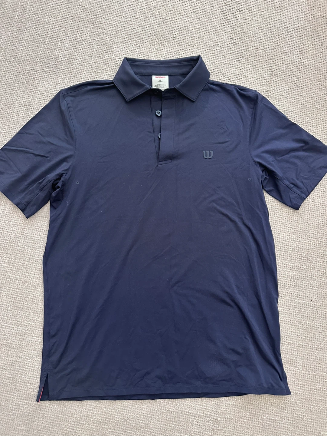 Wilson League Navy Blue Polo Shirt
