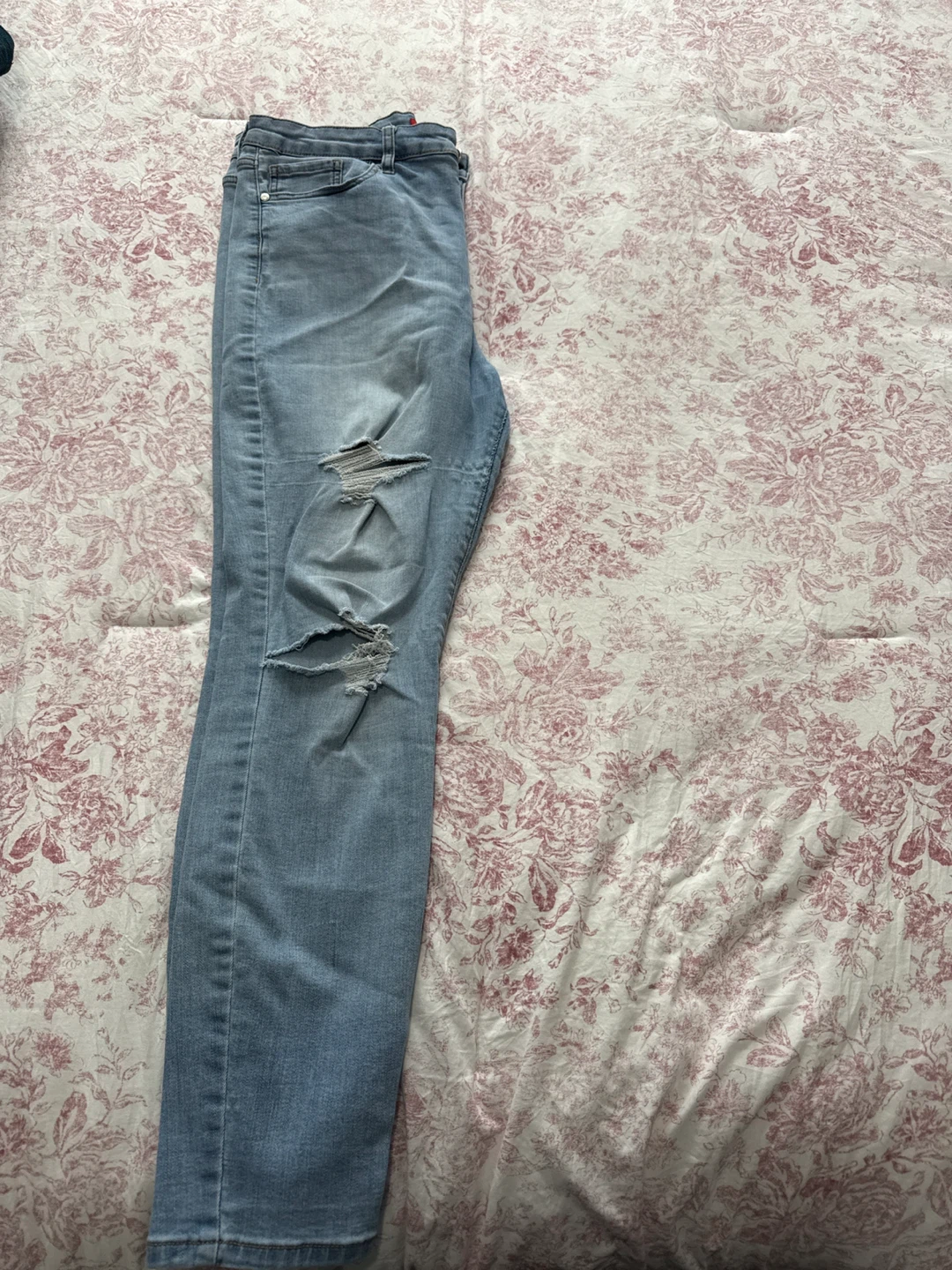 Guess Blue Denim Jeans - Ripped Style