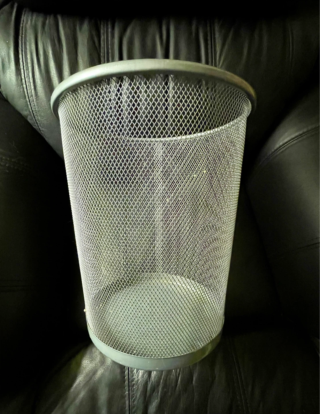 Metal Mesh Waste Basket
