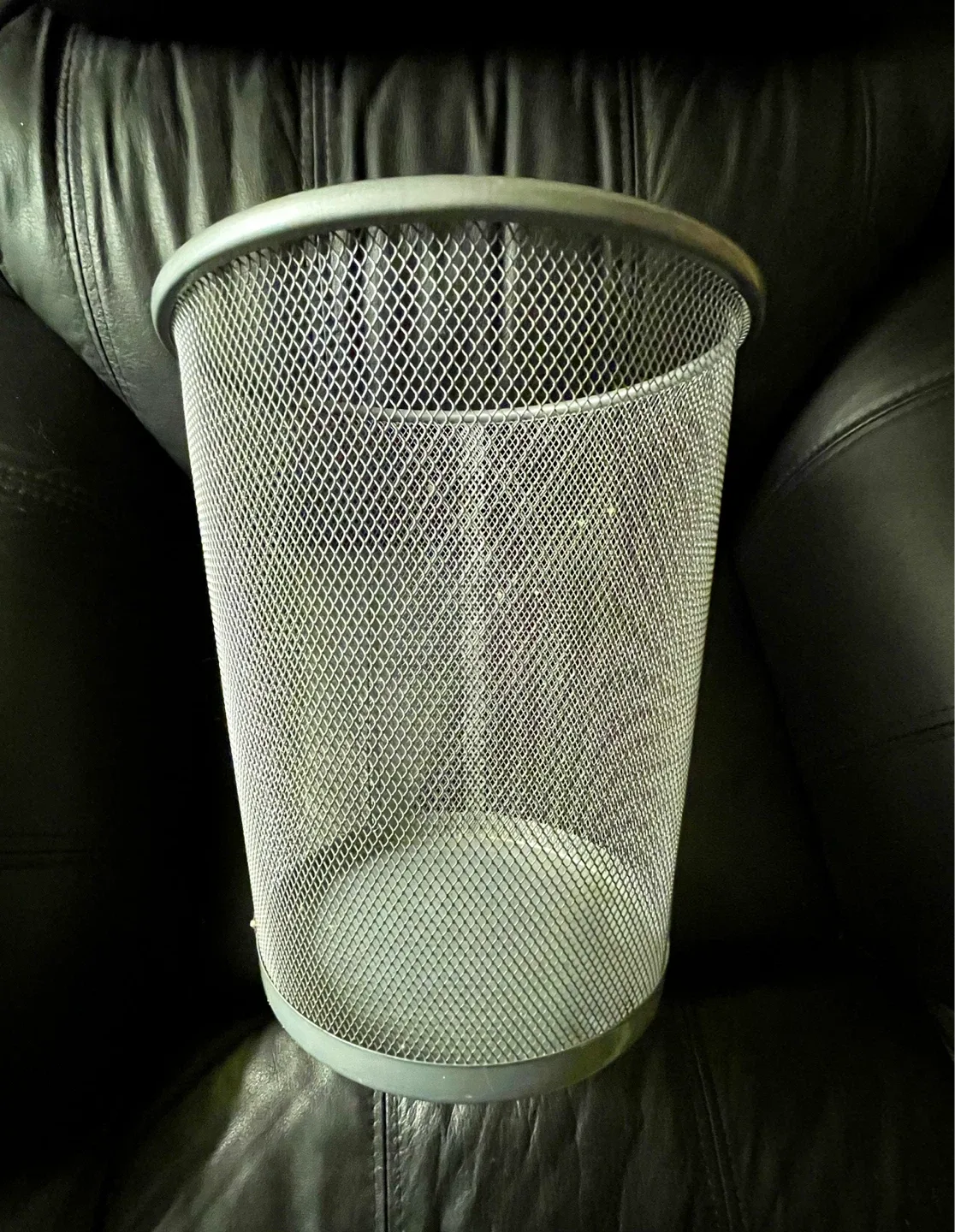 Metal Mesh Waste Basket