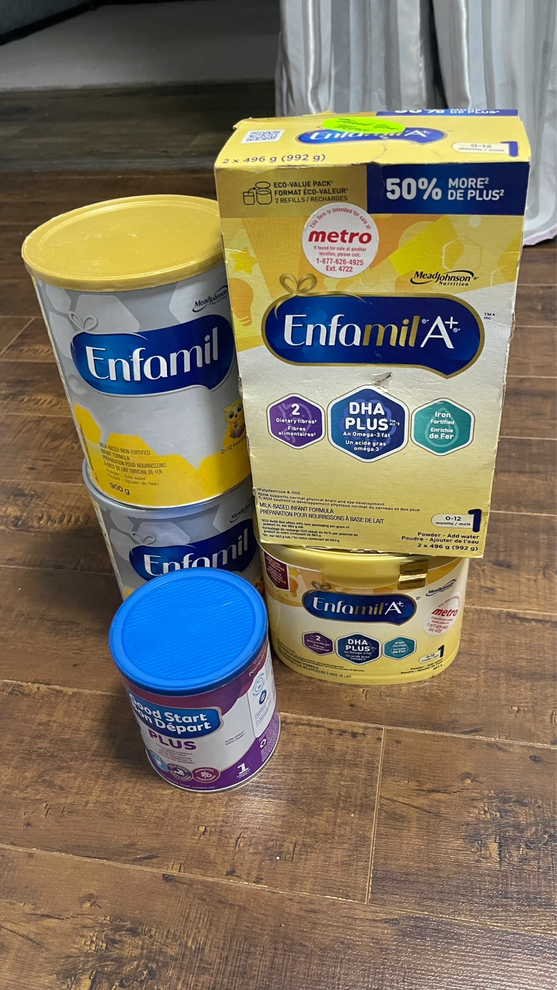 Enfamil A+ Infant Formula & Good Start PLUS 1