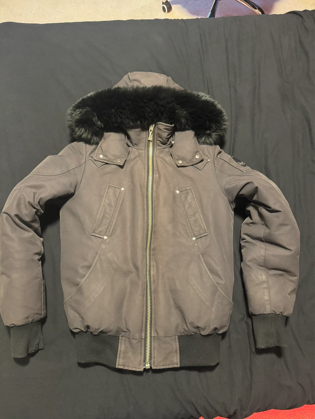 Moose Knuckles Down Filled Bomber Jacket