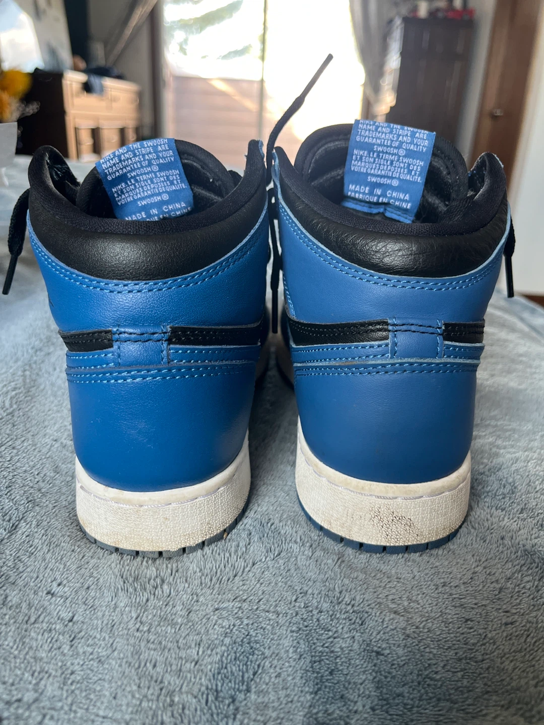Nike Air Jordan 1 Retro High OG GS 'Dark Marina Blue' - photo 5