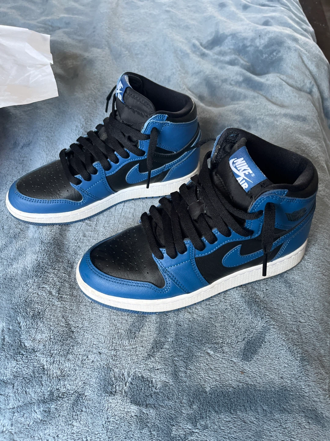 Nike Air Jordan 1 Retro High OG GS 'Dark Marina Blue' - photo 4