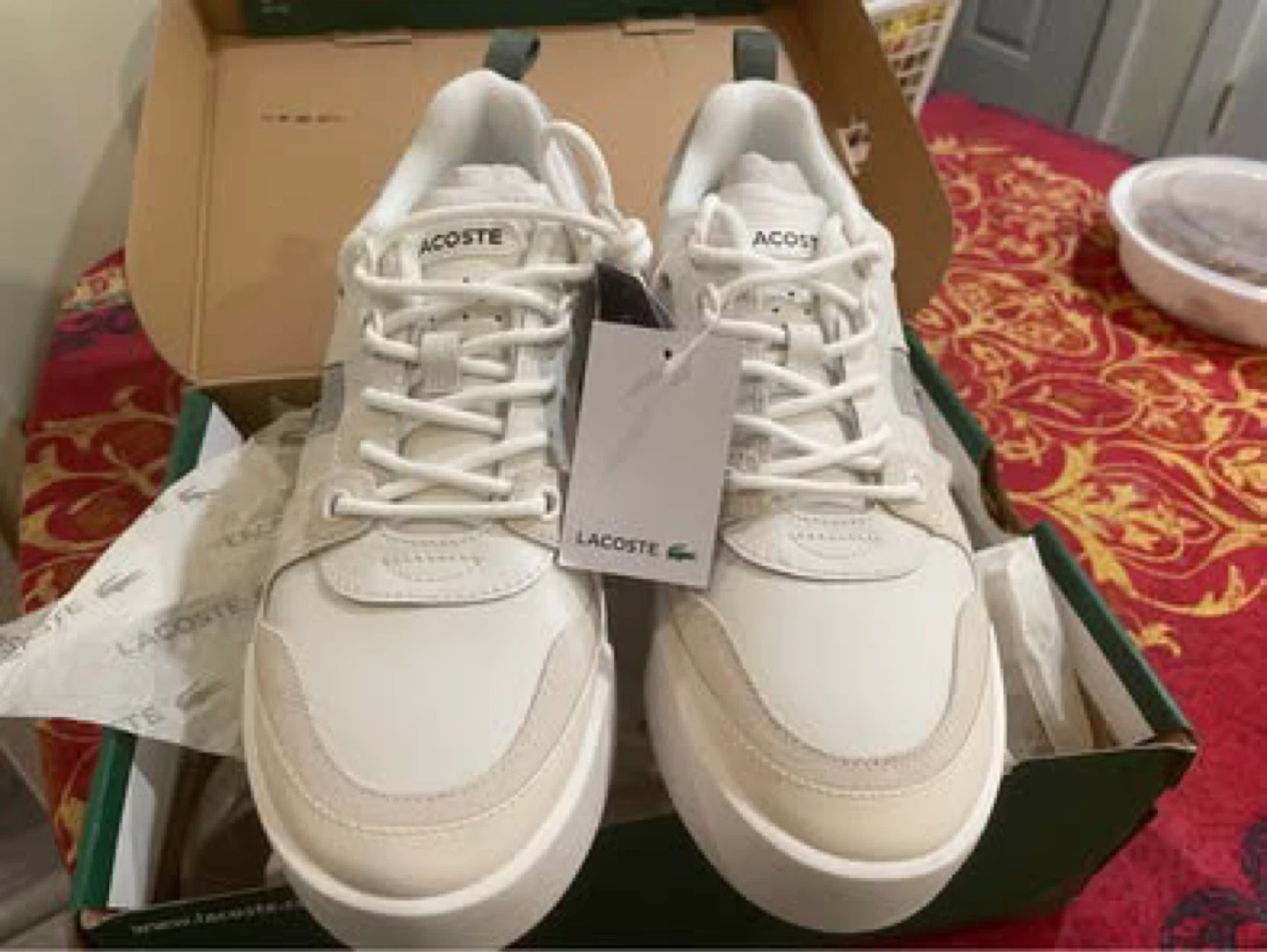 Lacoste Women's Sneakers - White/Beige - photo 3