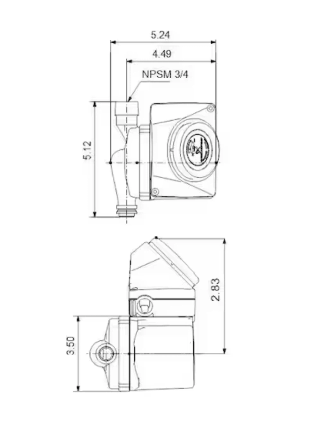 Grundfos UP15-10SU7/TLC Circulation Pump - photo 3
