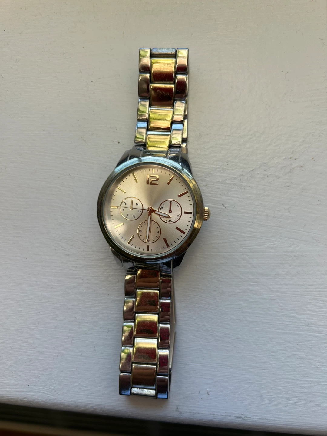 Women’s Two-tone stainless steel analog watch