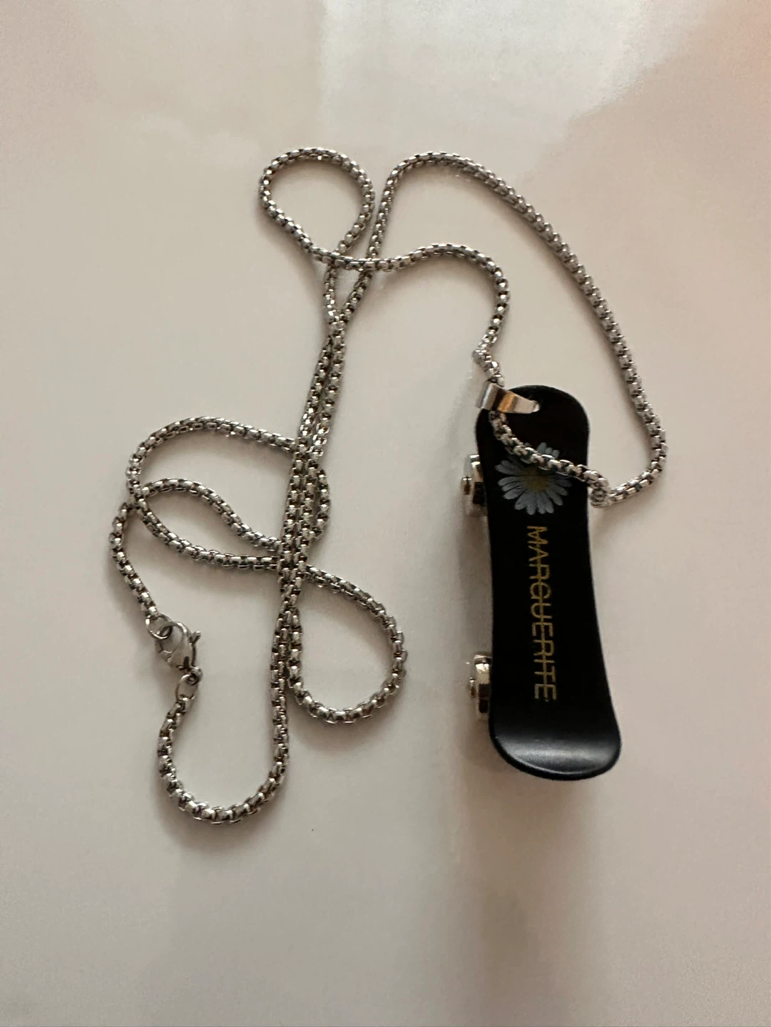 Skateboard and Kaws Pendant Necklace - photo 3
