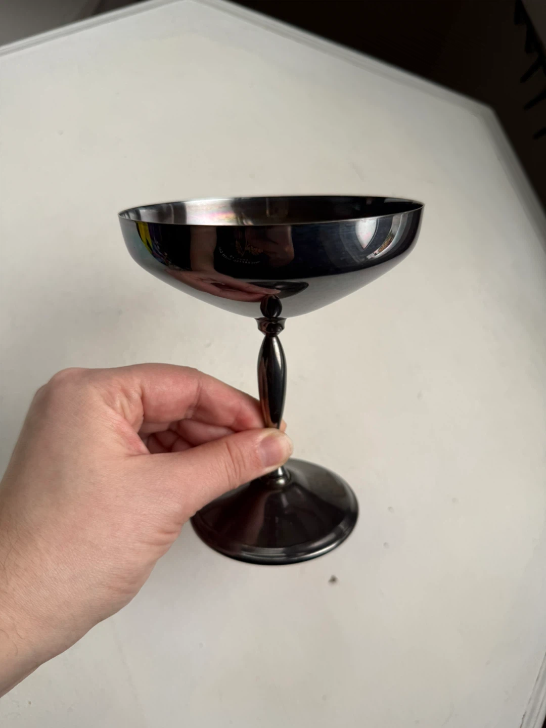 Silver-plated cocktail coupe - photo 2