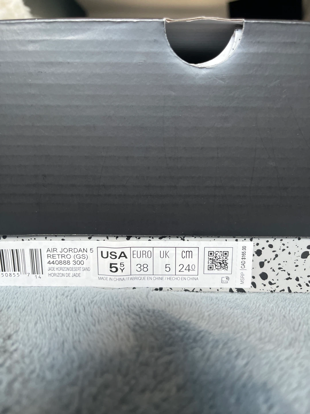 Air Jordan 5 Retro GS "Jade Horizon Desert Sand" - photo 2