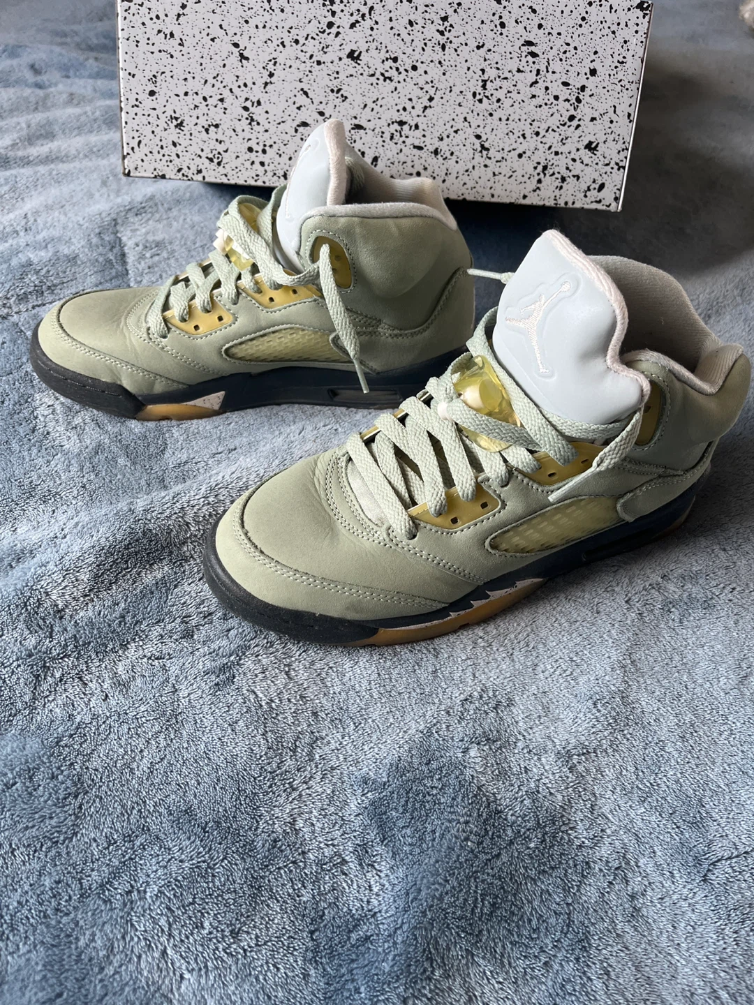 Air Jordan 5 Retro GS "Jade Horizon Desert Sand" - photo 4