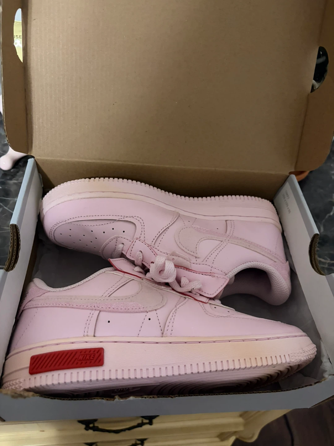 Nike Force 1 Fontanka (PS) Pink Sneakers - Youth Size 3Y