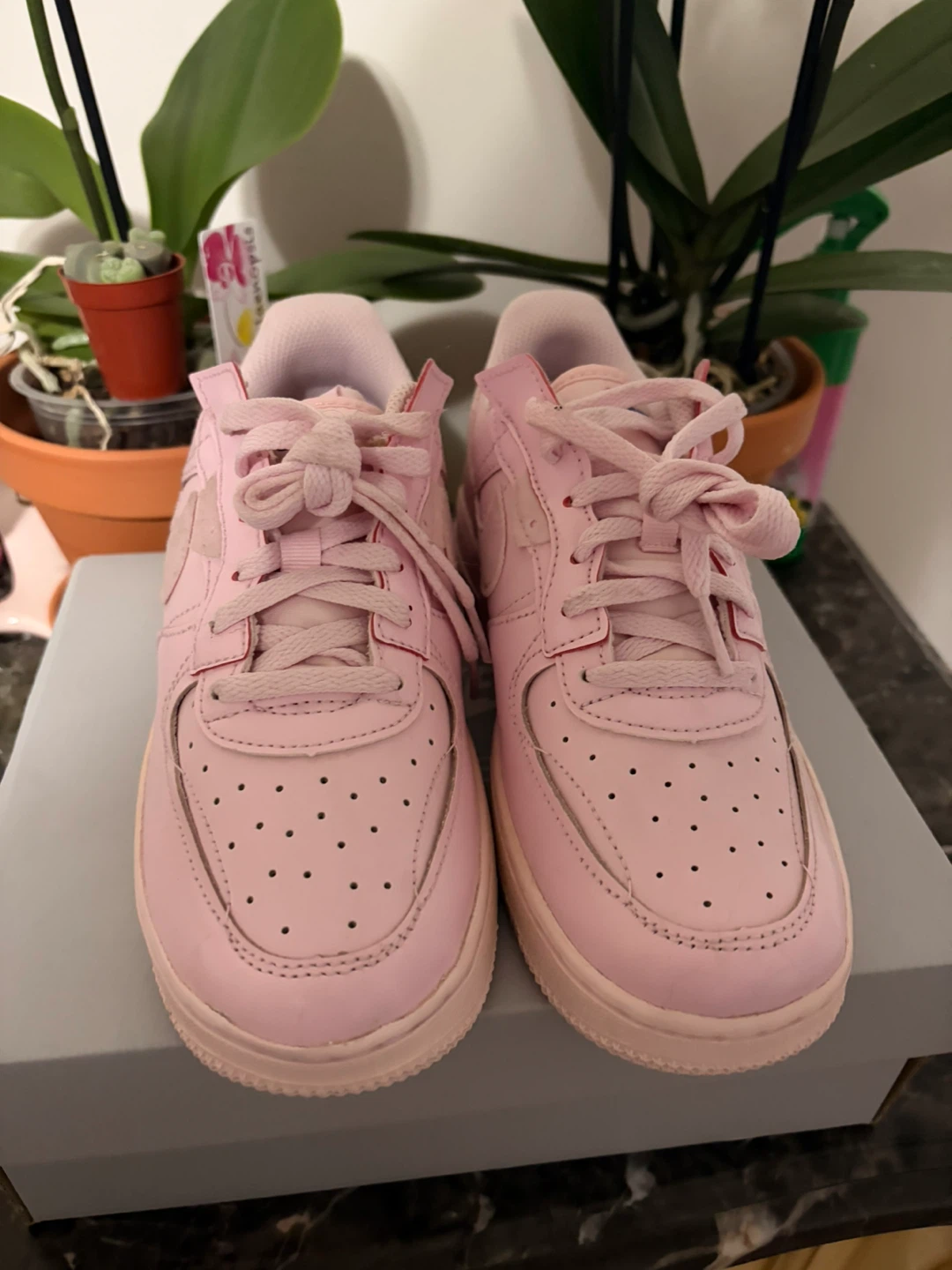 Nike Force 1 Fontanka (PS) Pink Sneakers - Youth Size 3Y - photo 3