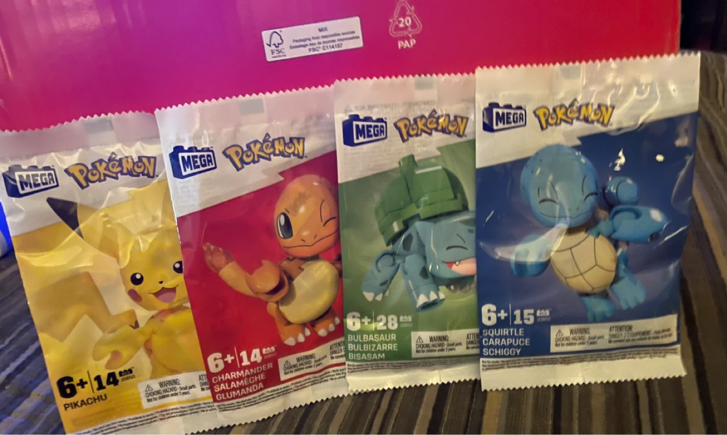 Mega Construx Pokémon Building Toy Blister Packs