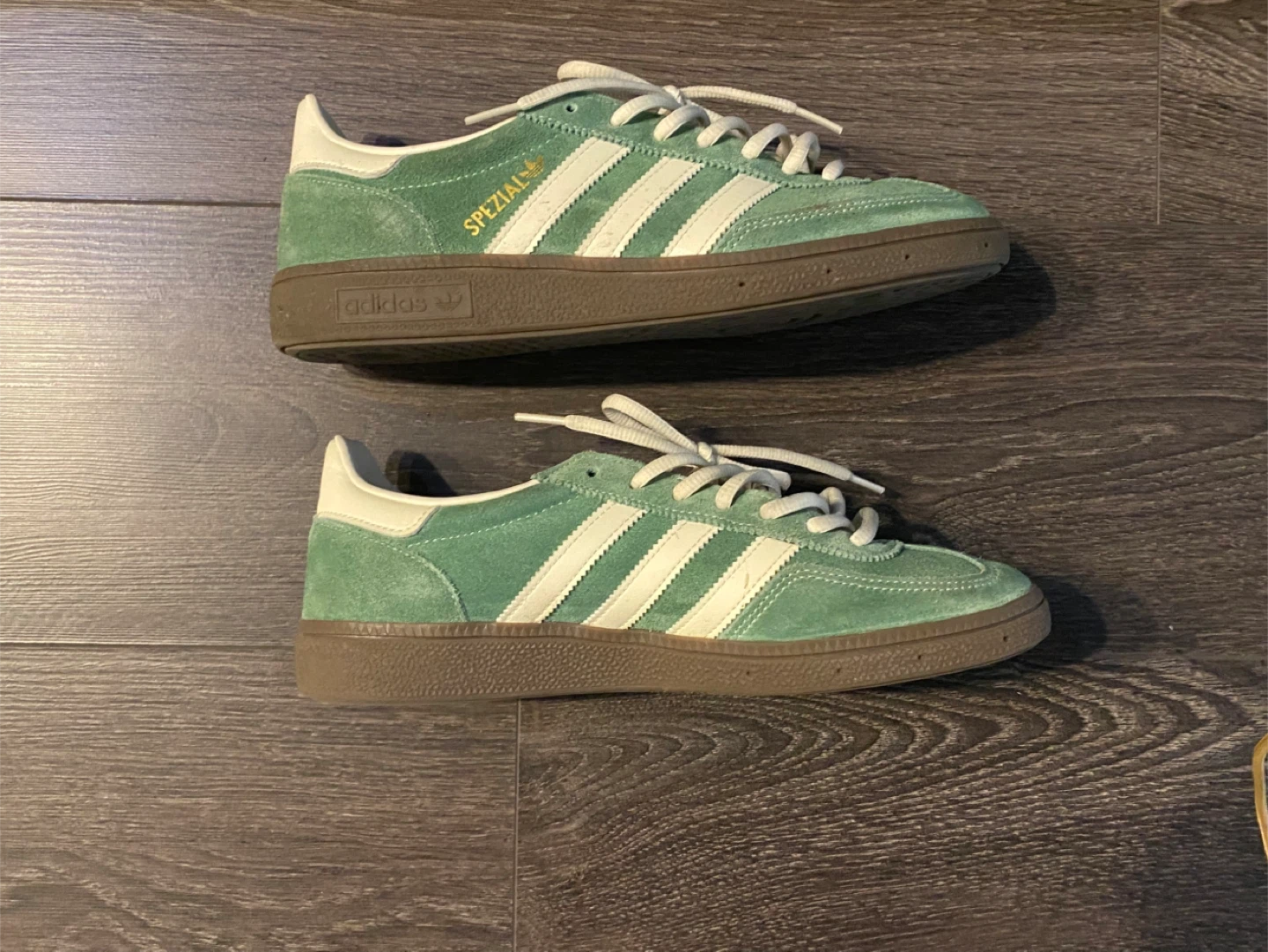 Adidas Spezial Green Suede Sneakers - photo 2