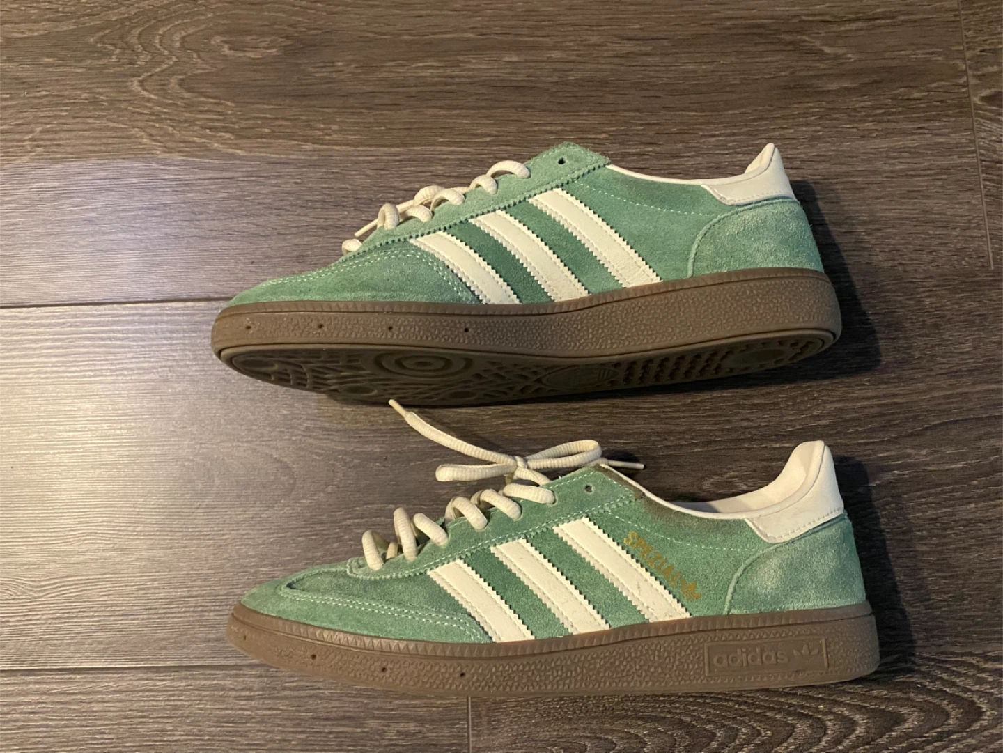 Adidas Spezial Green Suede Sneakers - photo 3