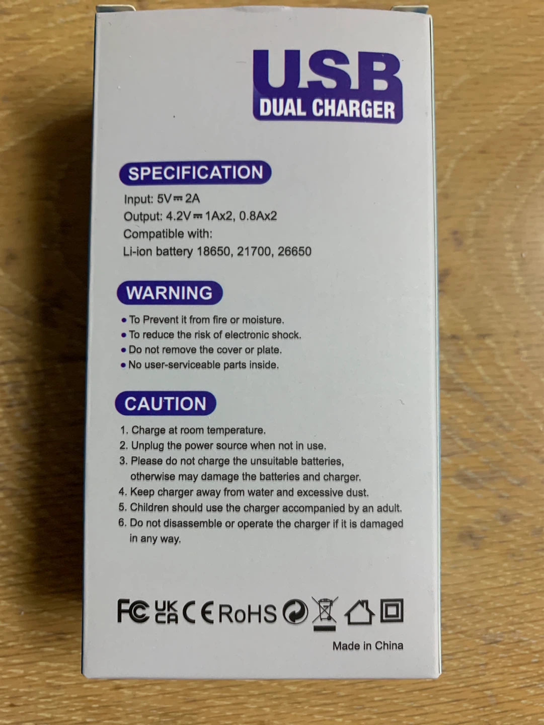USB Dual Li-on Battery Charger - photo 2