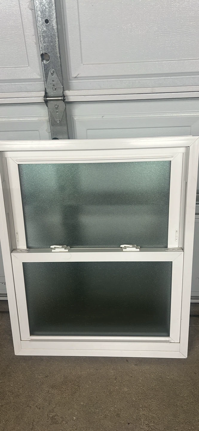 White Double Hung Window