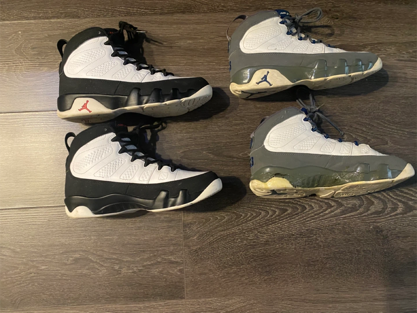 Air Jordan 9 Sneakers (Pair of 2) Both Sz 8M - photo 3