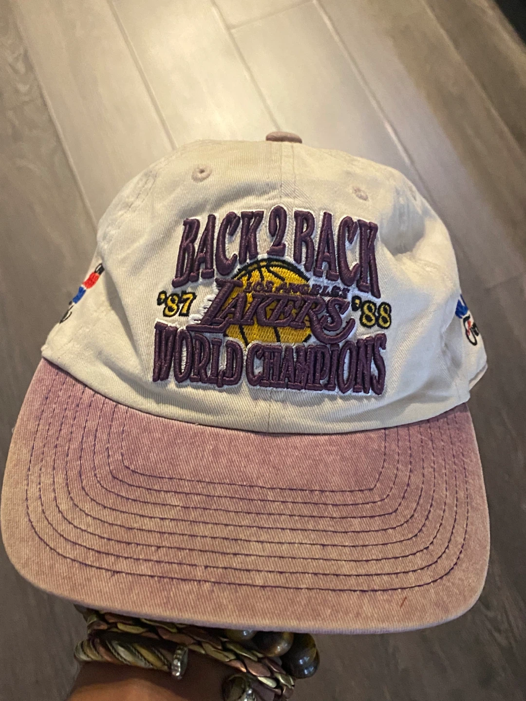 Los Angeles Lakers Back 2 Back World Champions Cap