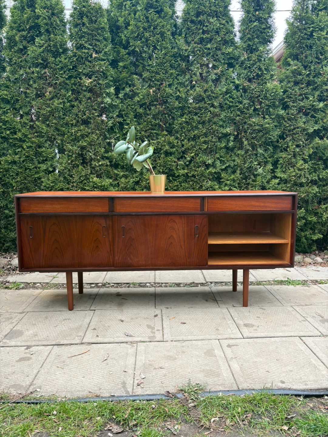 MCM Teak Credenza - photo 5