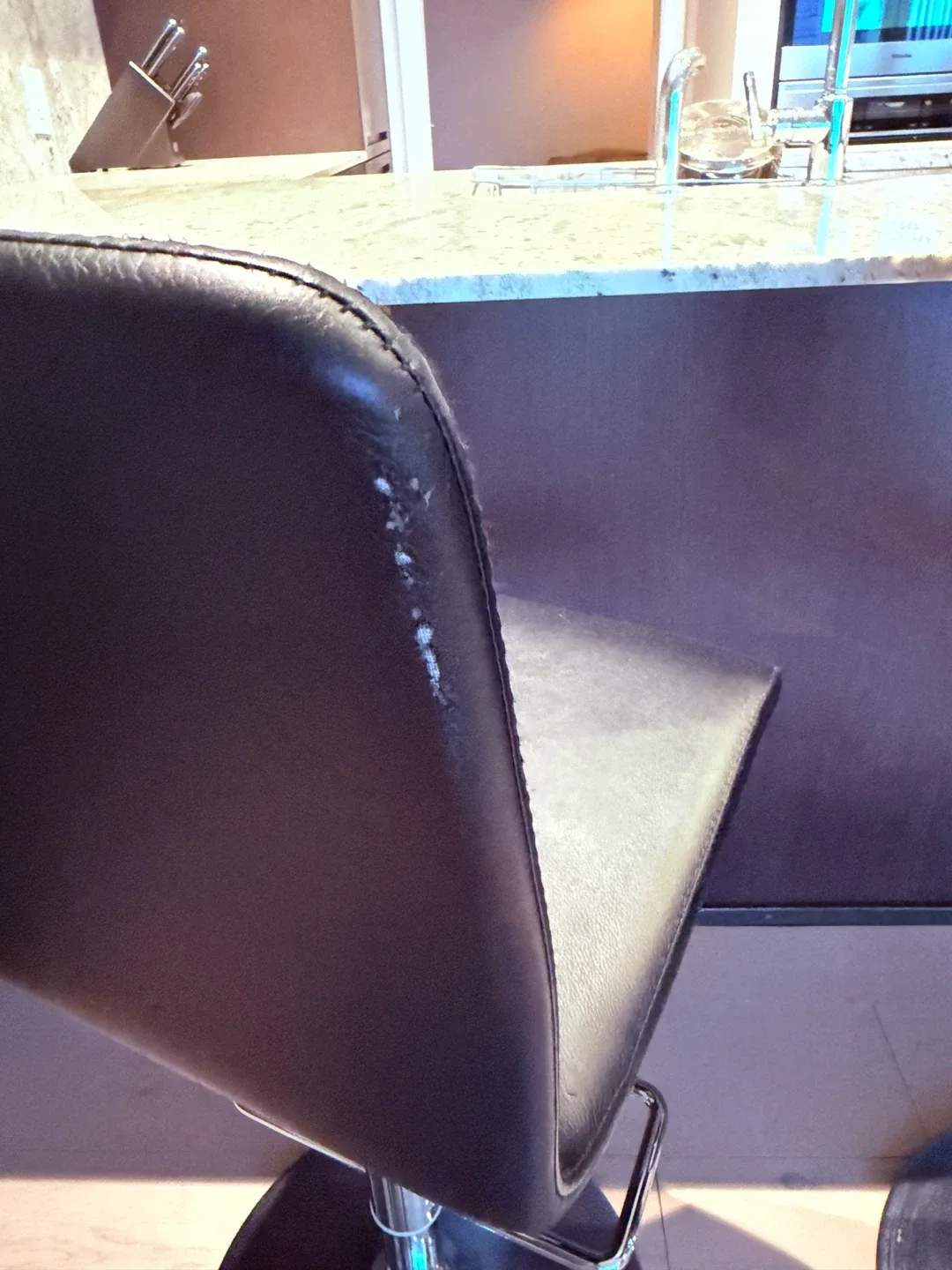 Black Adjustable Bar Stools (Set of 4) - photo 4