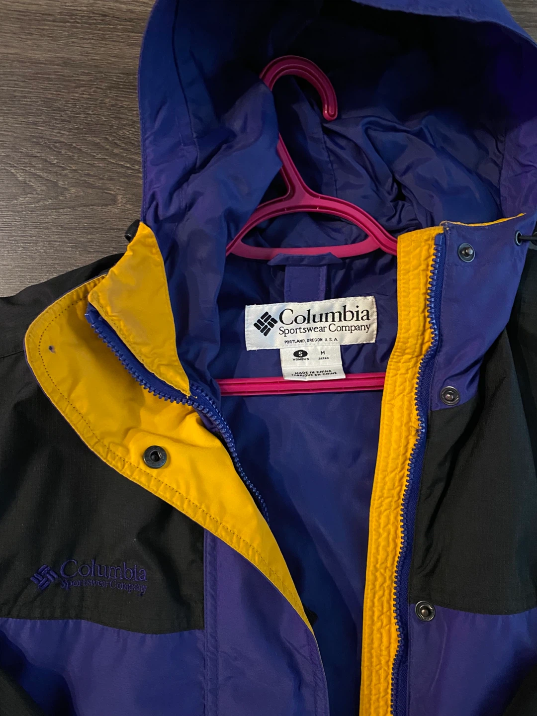 Columbia Sportswear Company Jacket - Purple/Black - Size M