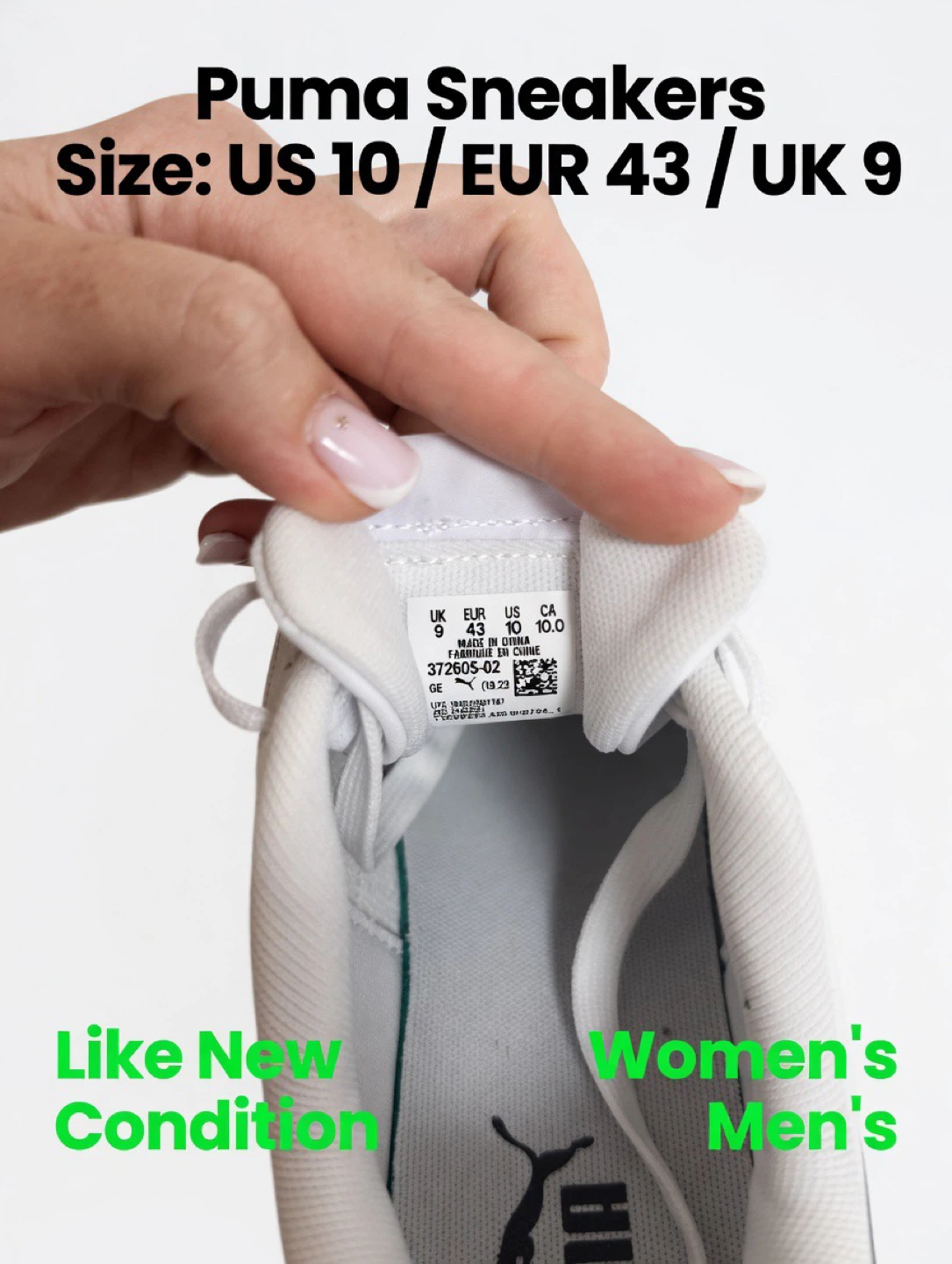 Puma Smash Sneakers - White/Black - photo 2