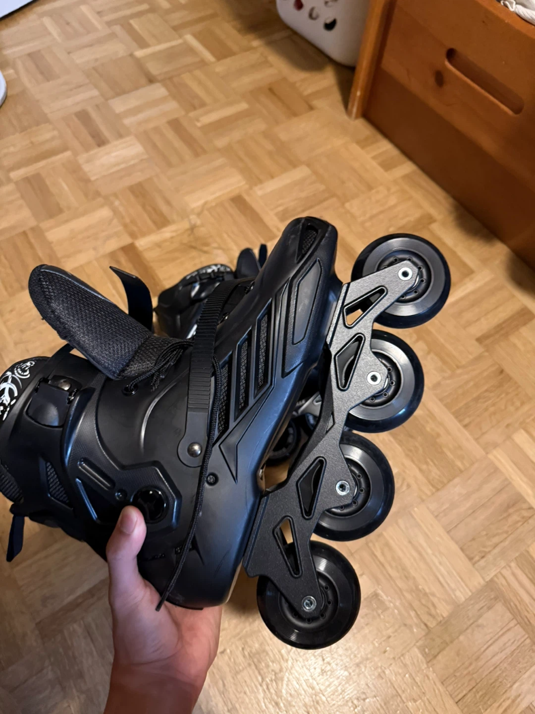 Roselle Noir Professional Inline Roller Skates - photo 3